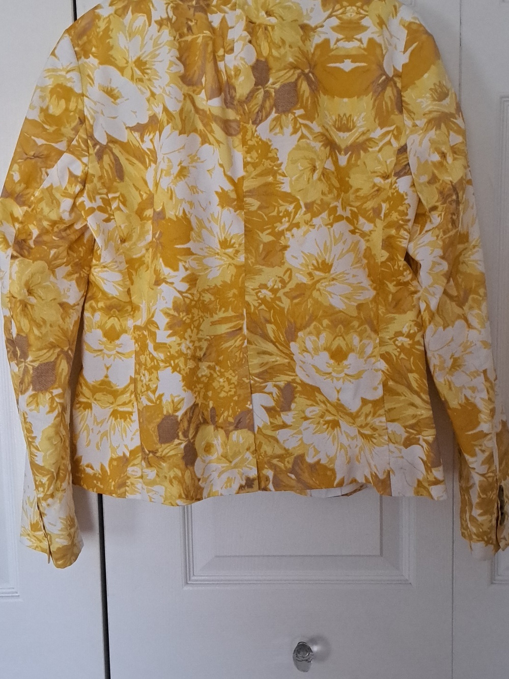Talbots Floral Blazer - Picture 5 of 8